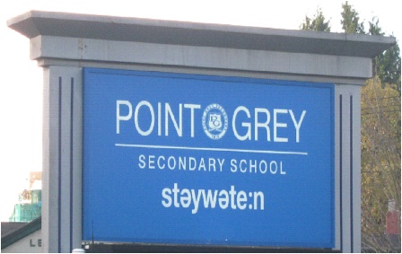 Trường Trung Học Công Lập Point Grey Secondary School  - Vancouver, British Columbia, Canada